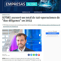 KPMG asesor un total de 140 operaciones de